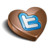 twitter chocolate dark Icon